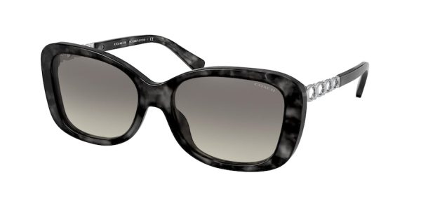 Coach L1131 HC8286F Rectangle Sunglasses Cheap - Image 4