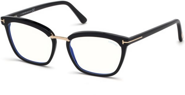 Tom Ford FT5550-F-B Geometric Eyeglasses For Women For Cheap